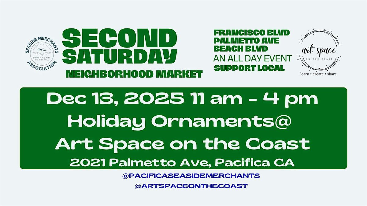 Second Saturday in Pacifica - Make Clay Ornaments