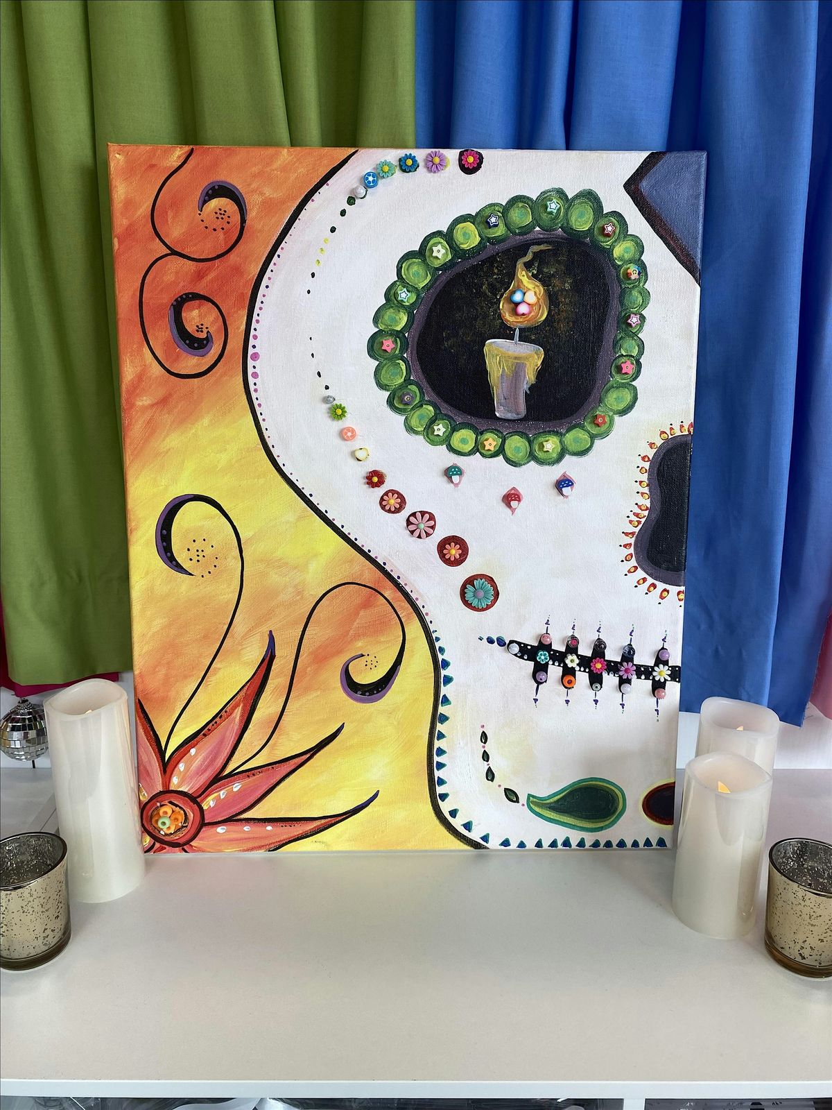 Day Of The Dead Paint & Sip