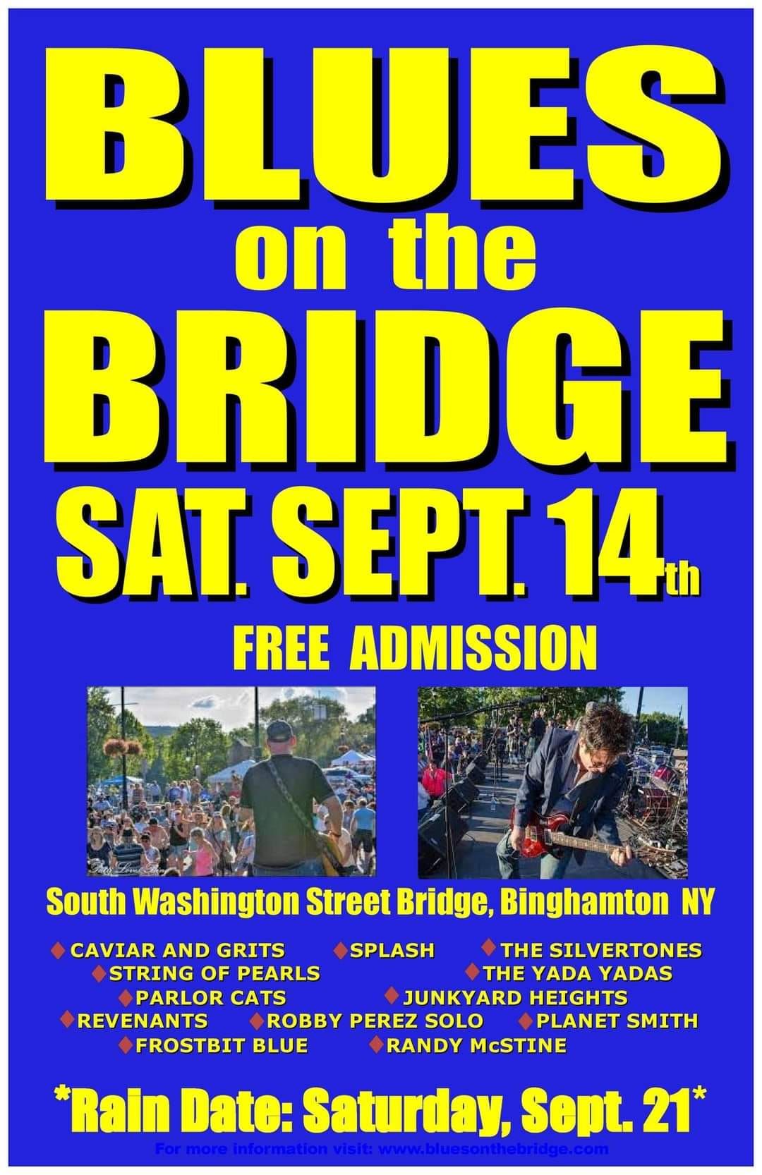 Blues on the Bridge 2024, Blues on the Bridge, Binghamton, 14 September