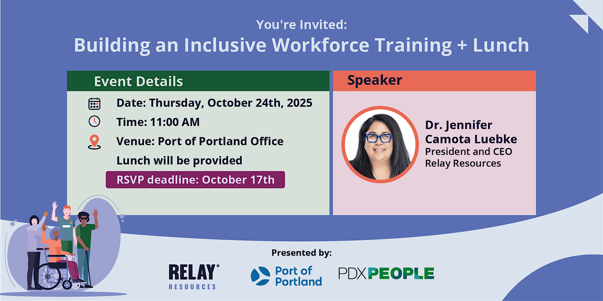 Building an Inclusive Workforce Training + Lunch