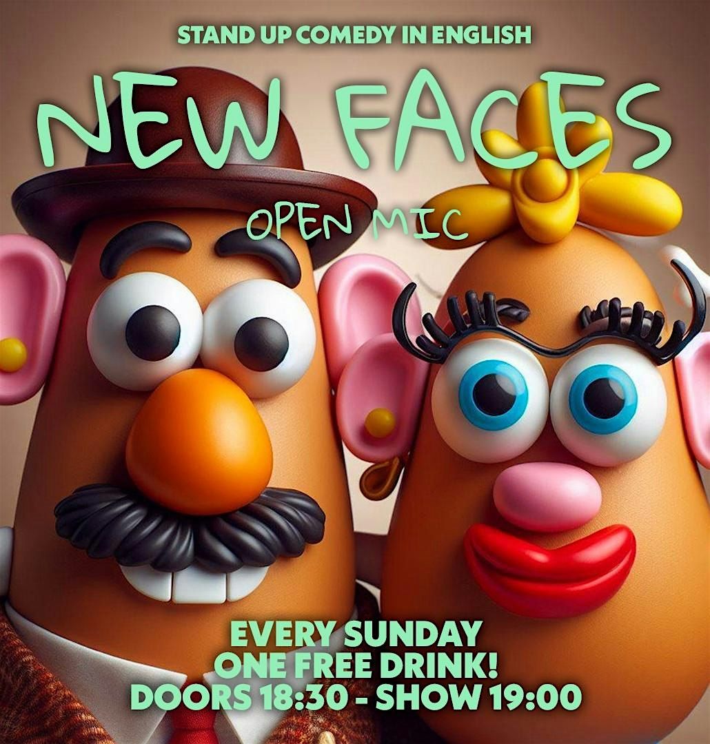 New Faces Open Mic:    Stand-up Comedy in English in Madrid
