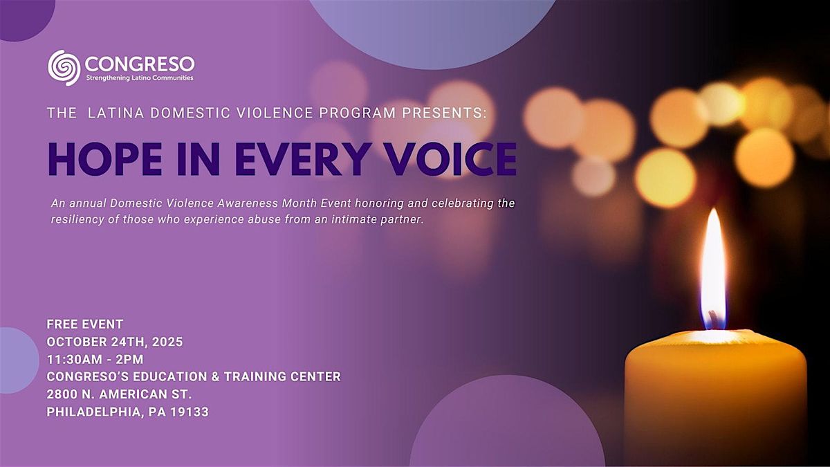 DVAM Event Hope In Every Voice