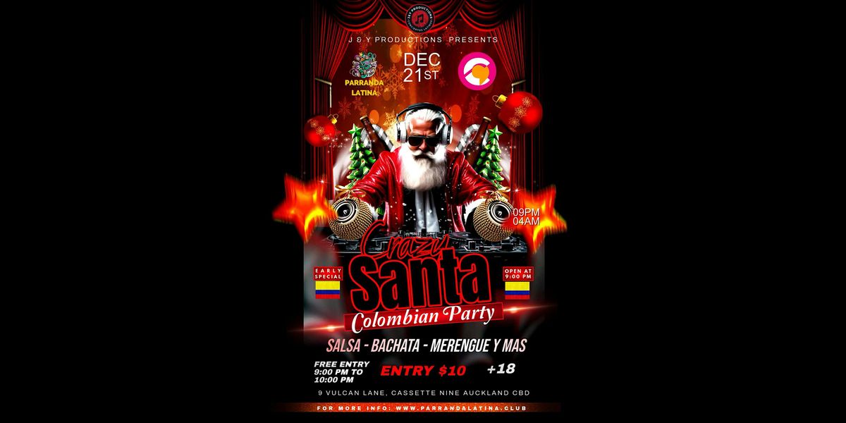 CRAZY SANTA COLOMBIAN PARTY