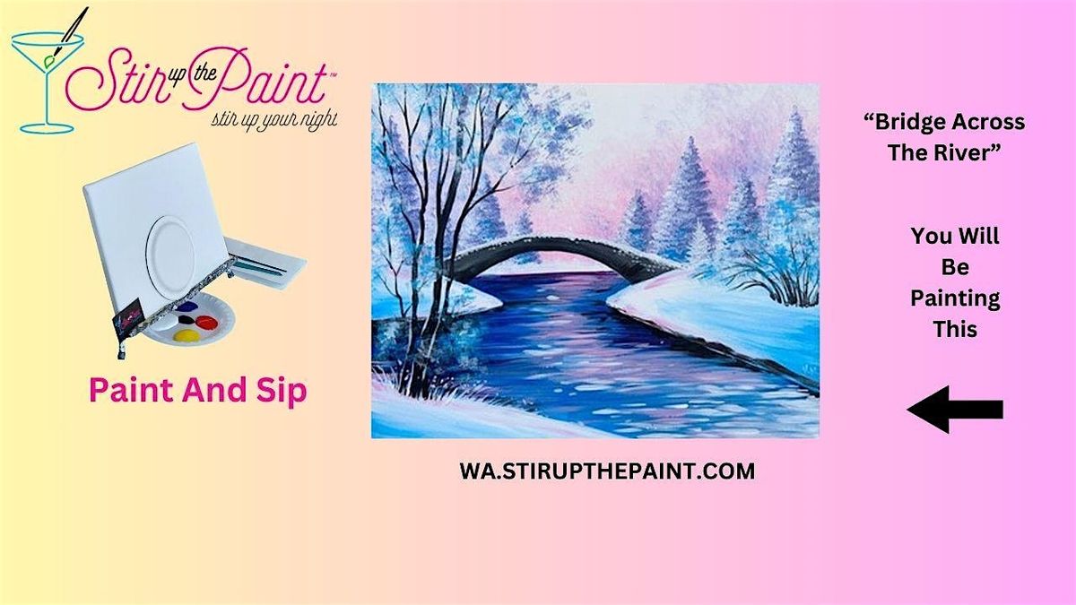 Seattle Paint and Sip, Paint Party, Paint Night  With Stir Up The Paint