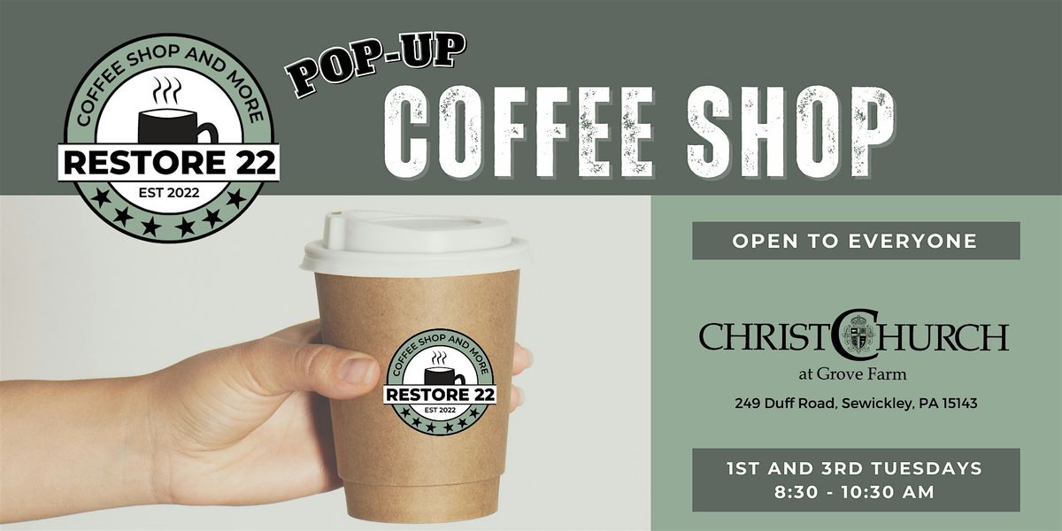 Restore 22 Pop-Up Coffee Shop - North