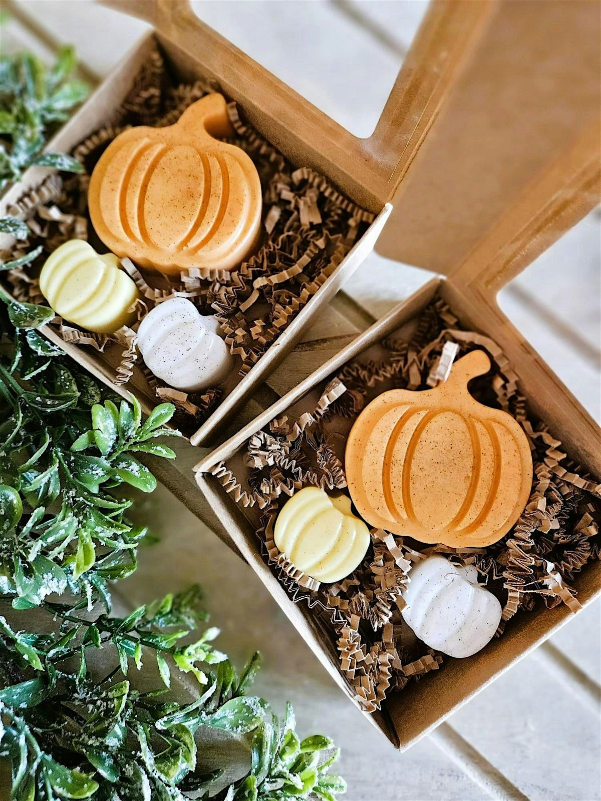 Fall Pumpkin Soaps + Handmade Cards Workshop