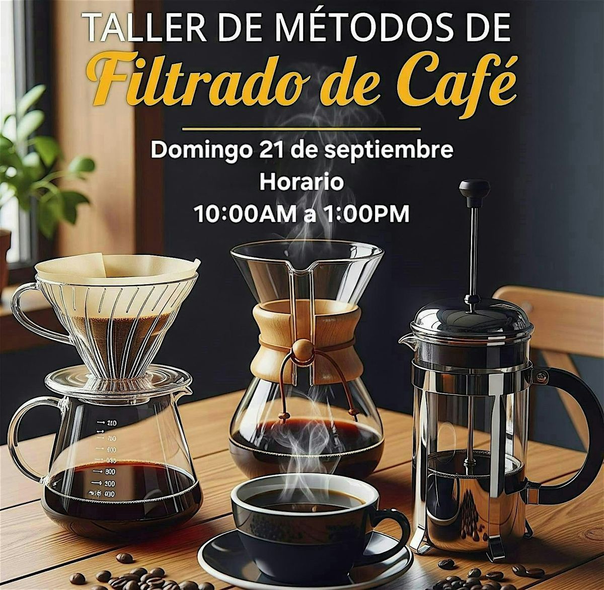 Taller de M\u00e9todos de Filtrado de Caf\u00e9: