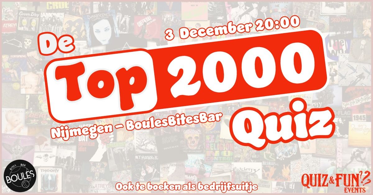 De Top 2000 Quiz | Nijmegen (sold out)