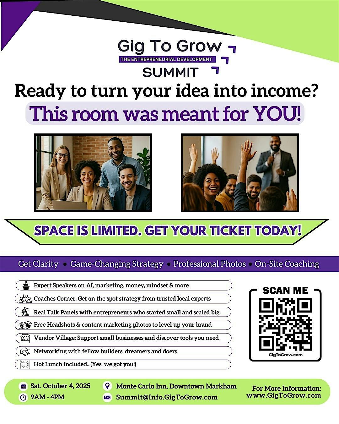 GIG TO GROW - The Entrepreneurial Development Summit