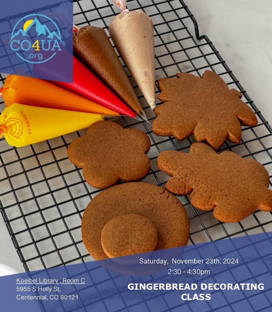 Help Ukraine: Gingerbread Decorating Class 