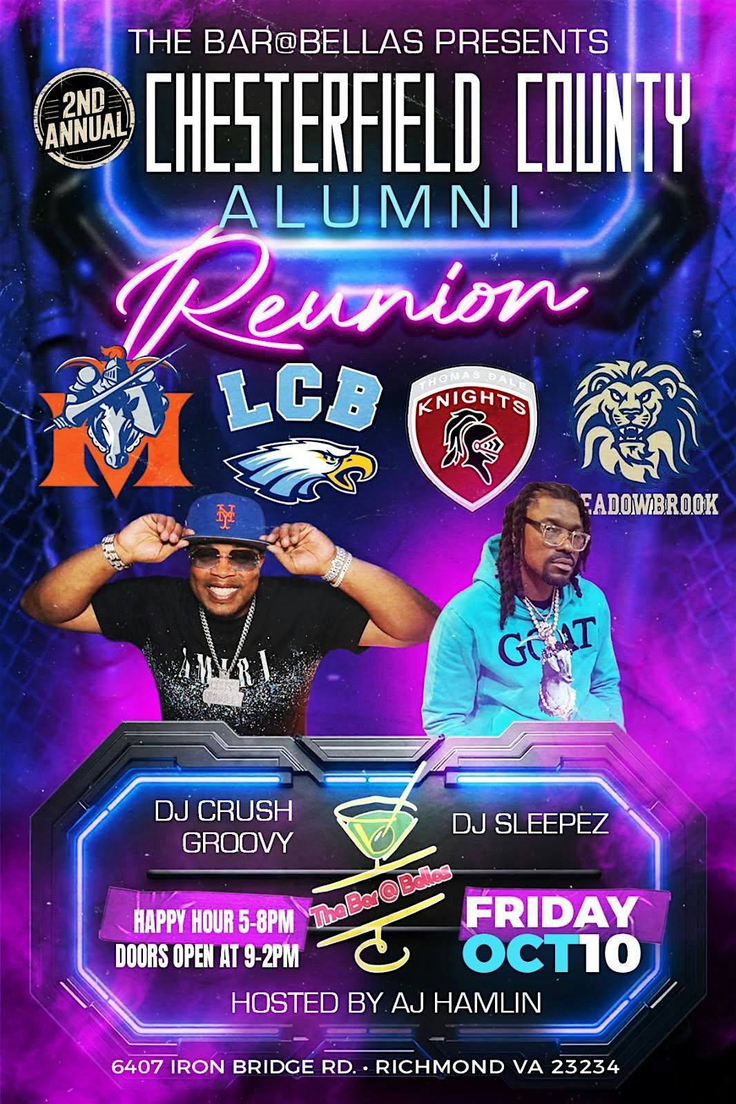 The 2nd Annual Chesterfield County Schools Alumni Reunion