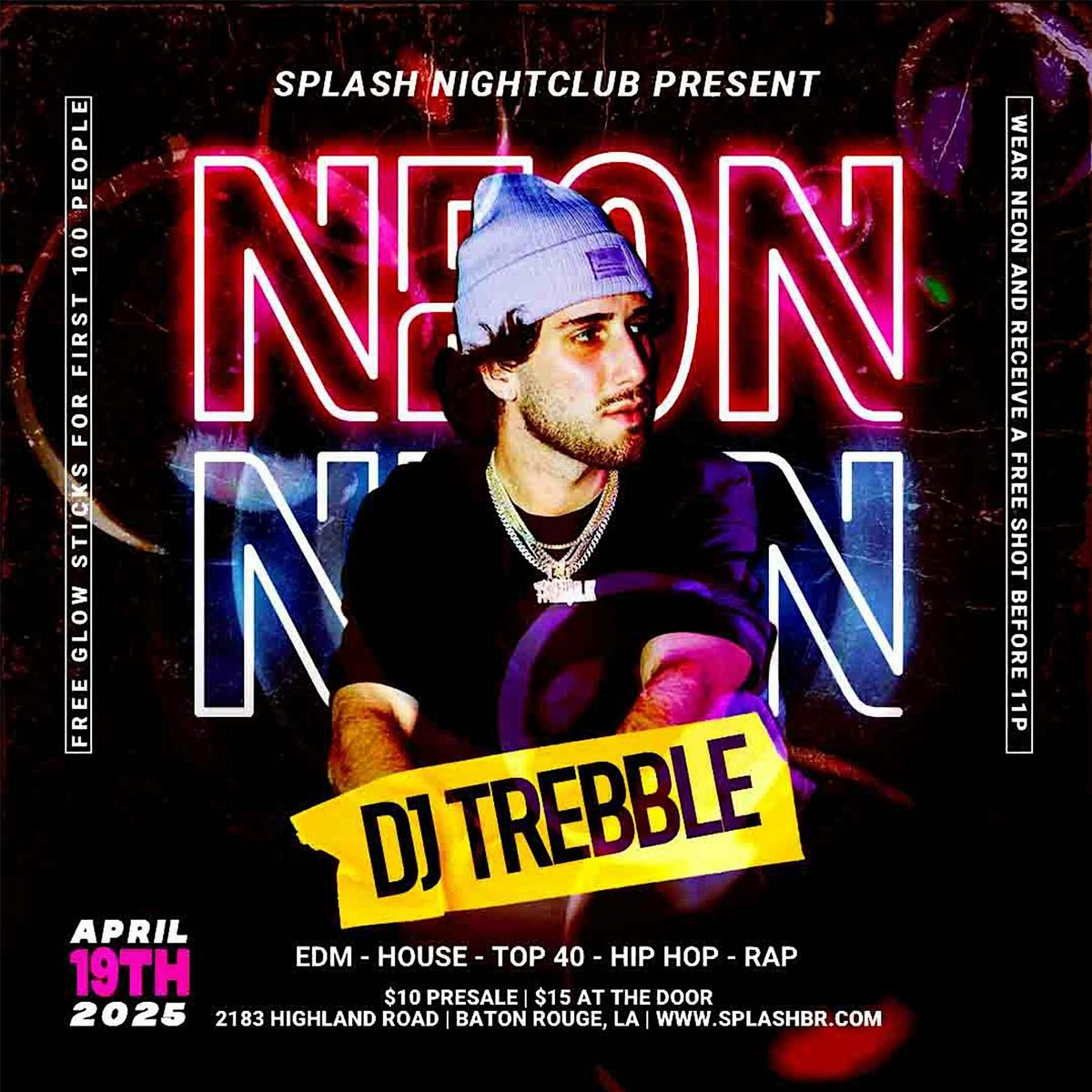 Neon Party with DJ Trebble