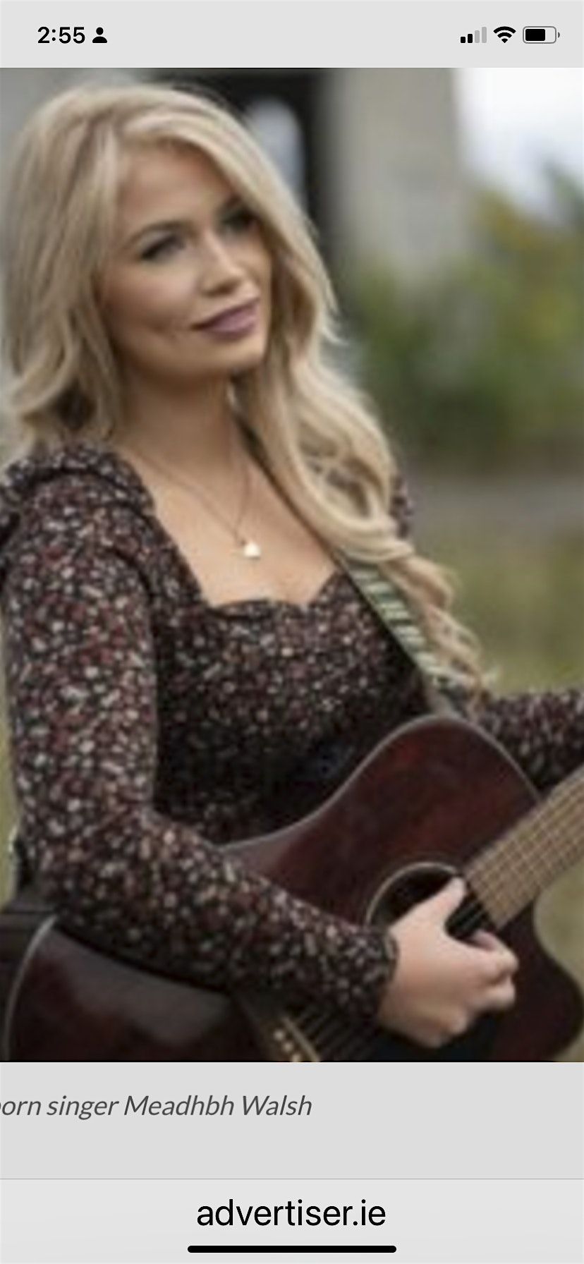 MEADHBH WALSH IN CONCERT