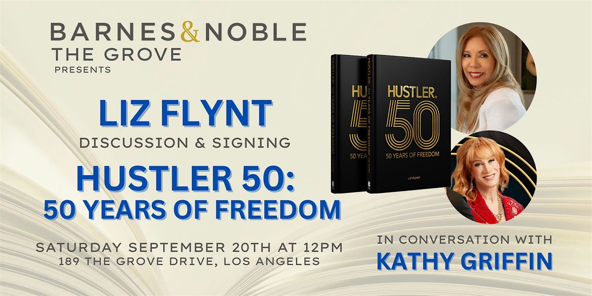 Liz Flynt discusses and signs HUSTLER 50 at B&N The Grove