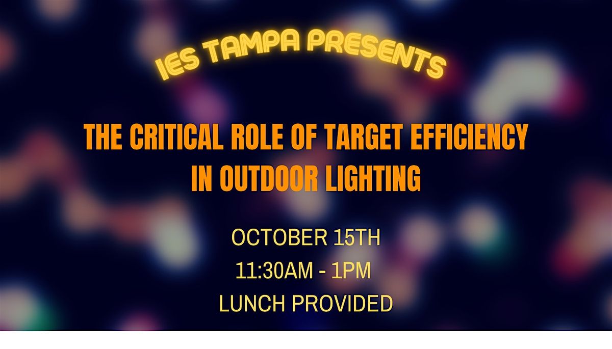 October IES Tampa Program Meeting