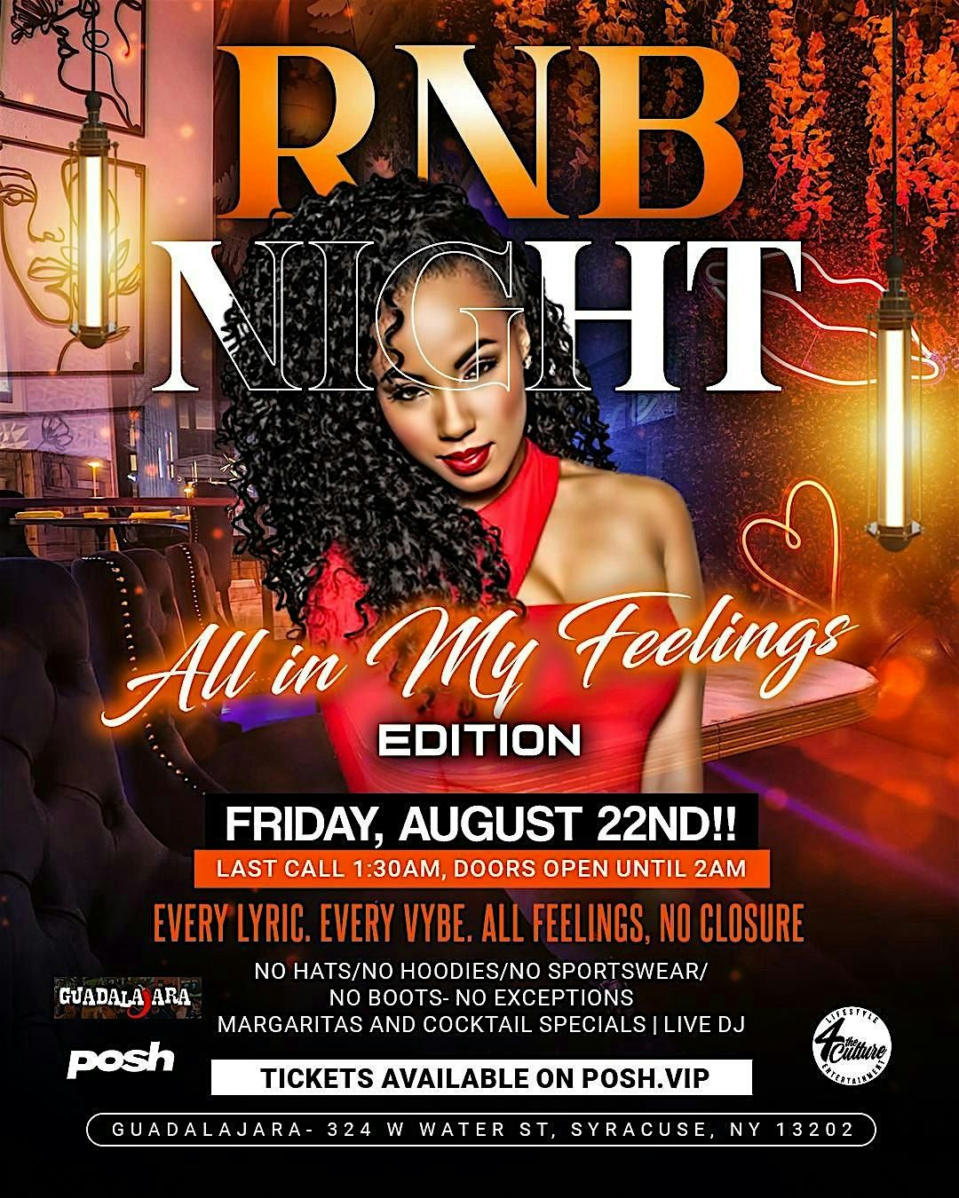 R&B Night : \u201cAll In My Feelings\u201d