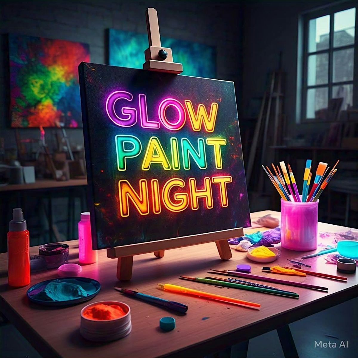 Glow Paint and Party