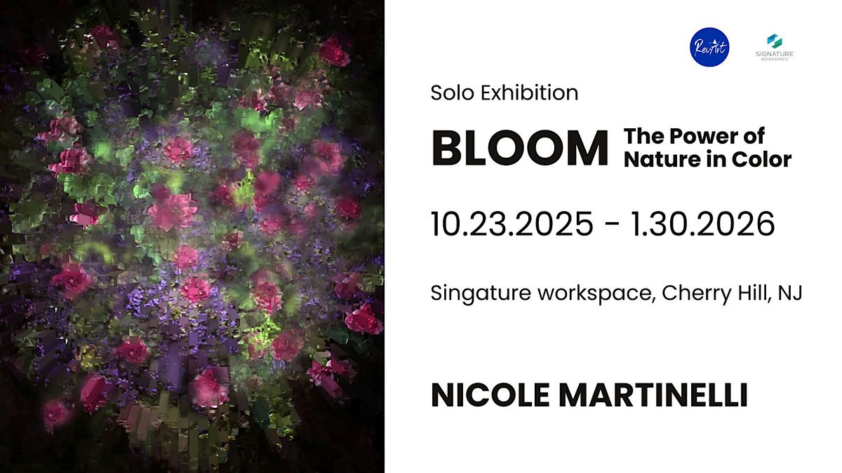 Solo photography exhibition: Bloom