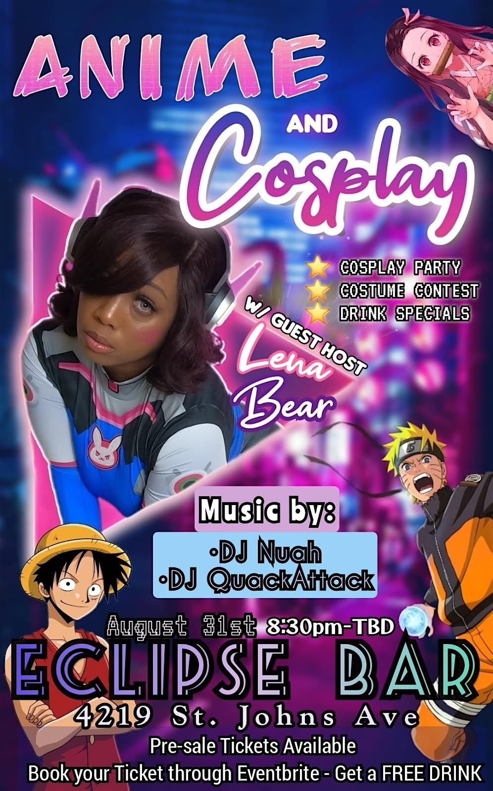 Anime vs Cosplay party & contest