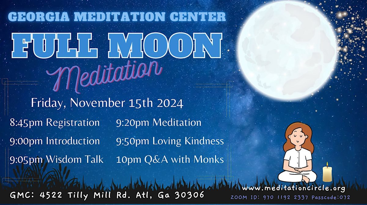 November Full Moon Candle Light Meditation