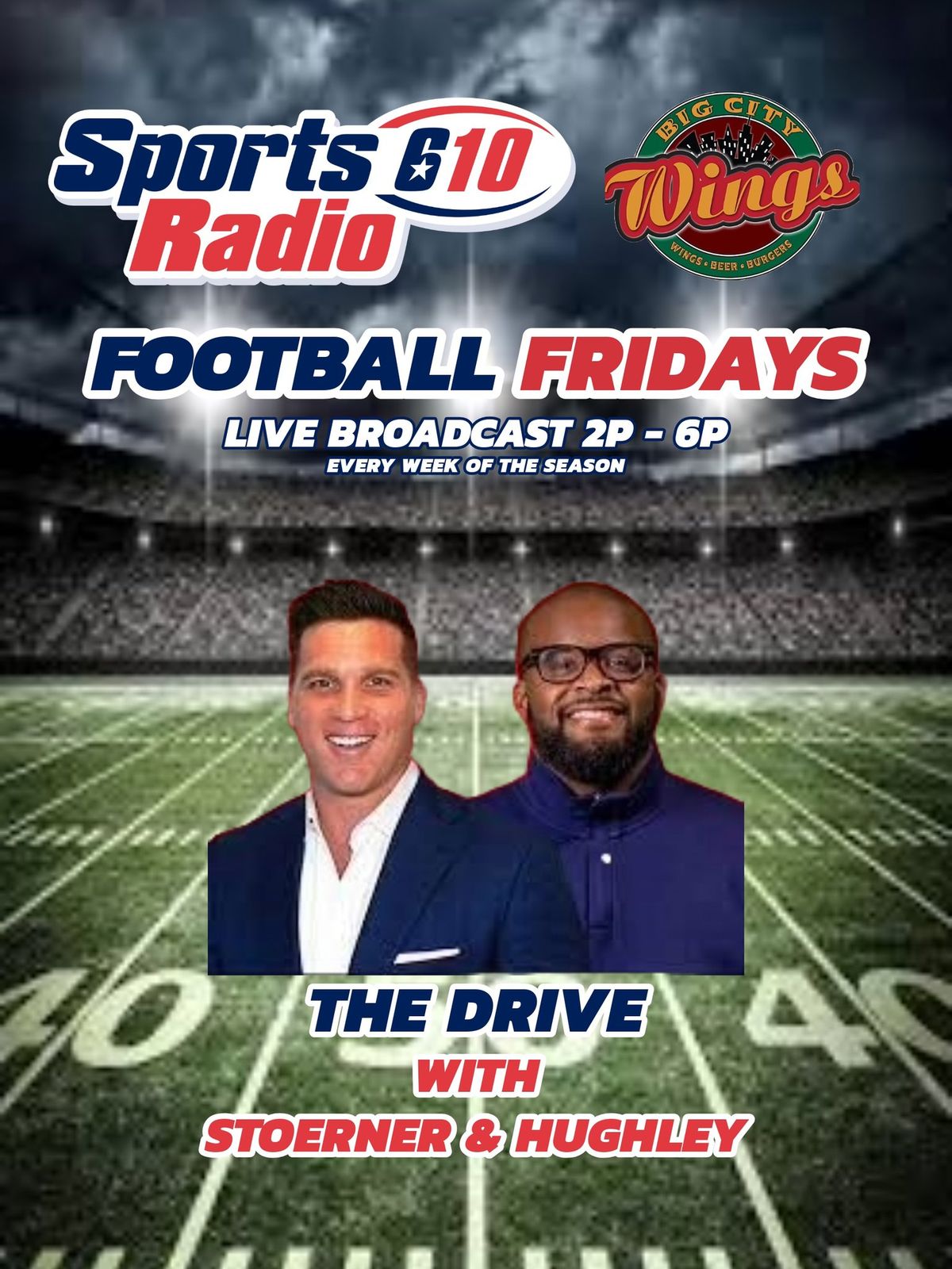 Football Fridays x The Drive at Big City Wings