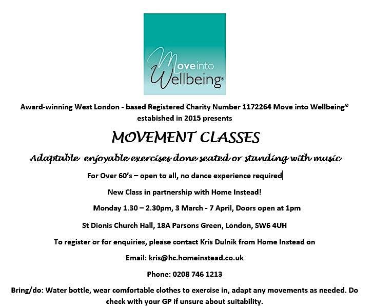 MOVEMENT CLASSES