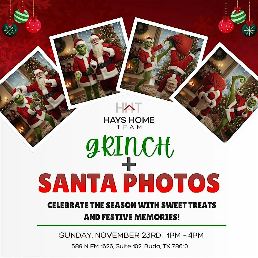 Grinch + Santa Photos 2025