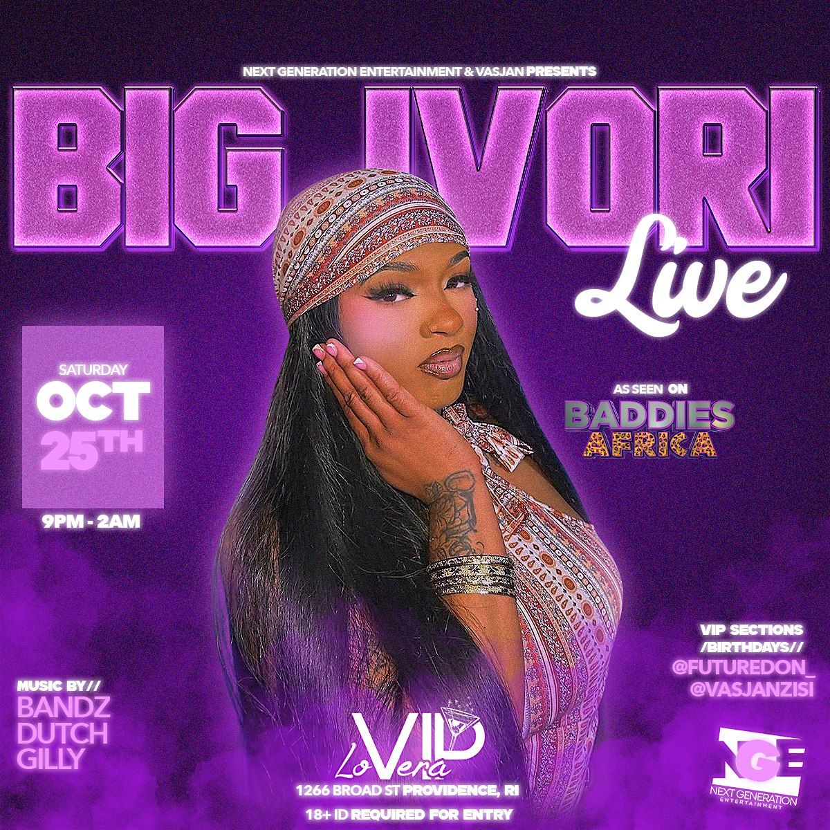 BIG IVORI LIVE