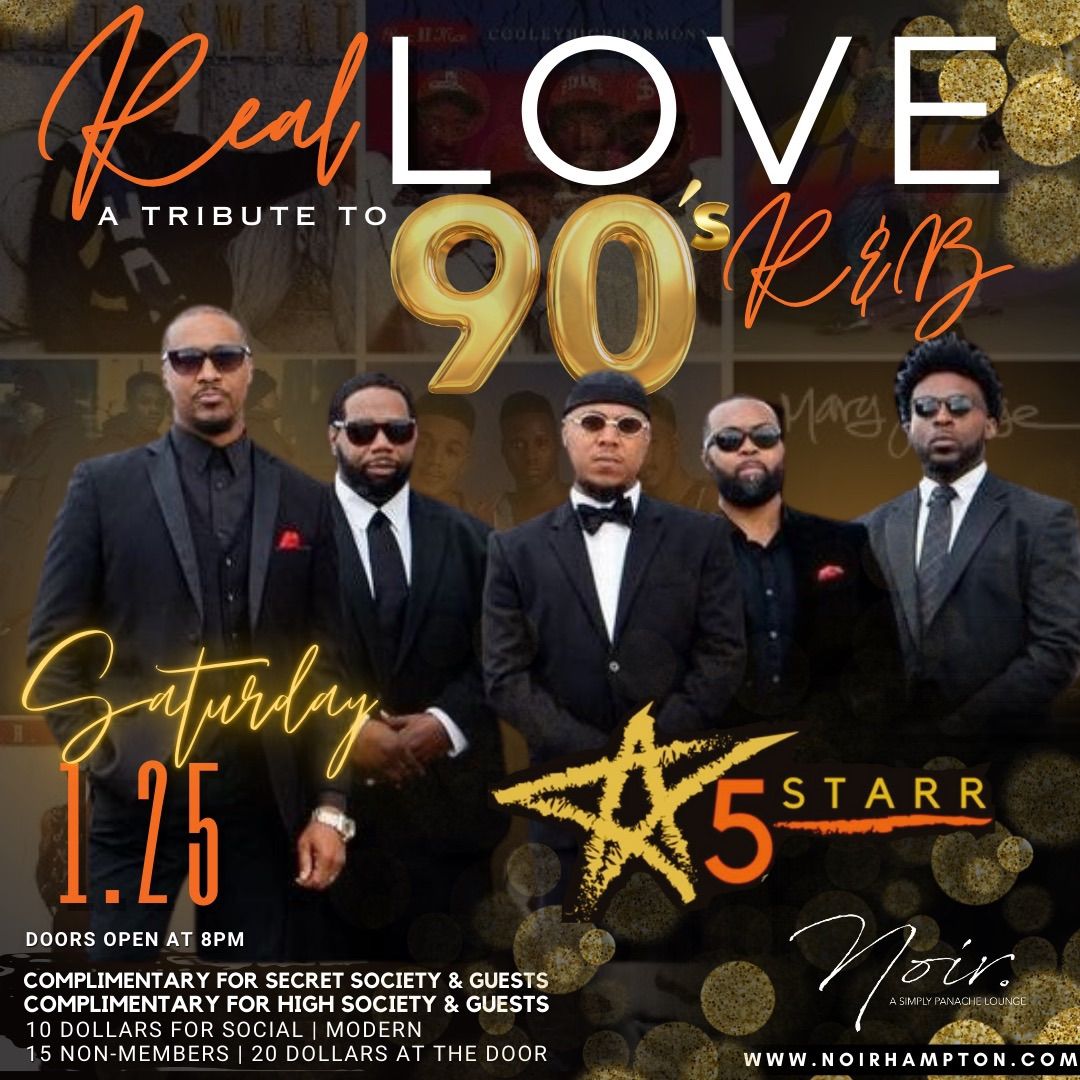 5Starr \u201cReal Love\u201d A tribute to 90\u2019s R&B Road Show 