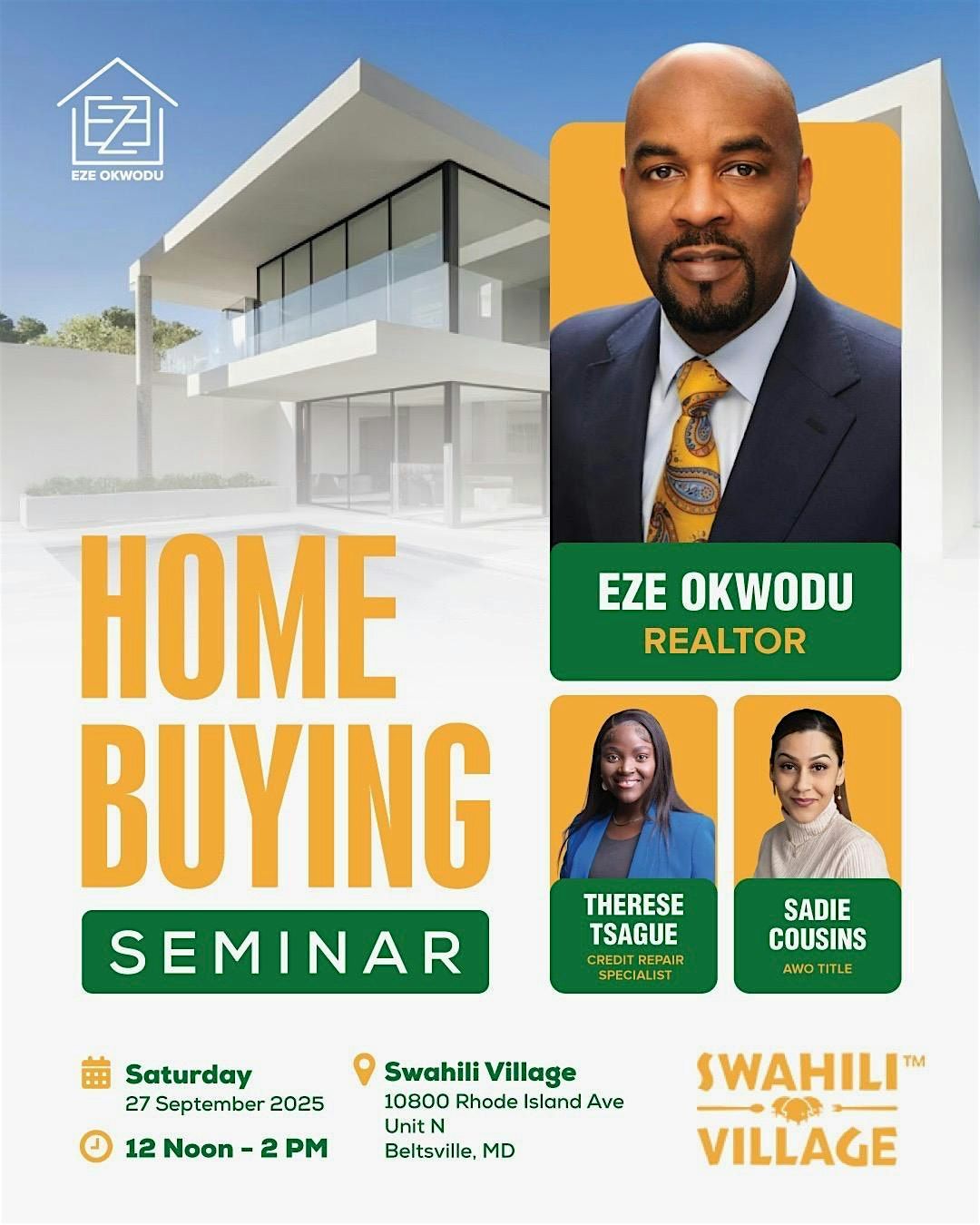 SEPTEMBER Home Buying Seminar - FREE