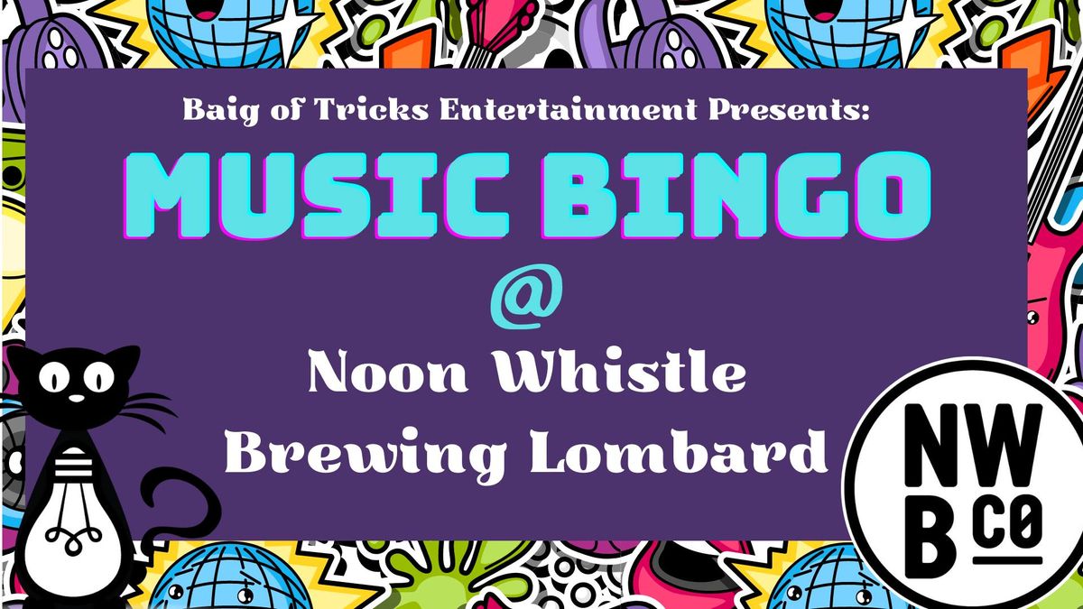 Music Bingo at Noon Whistle Brewing Lombard