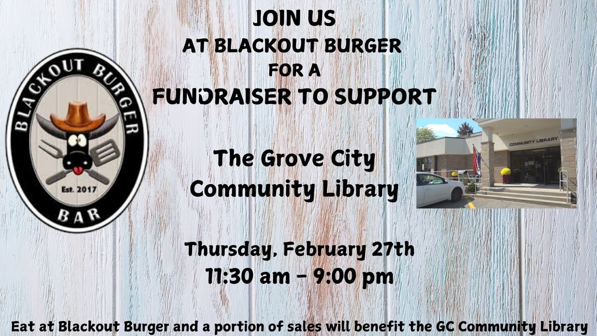 Blackout Burger Fundraiser