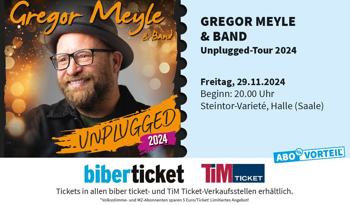 Halle( Saale) - Gregor Meyle - Unplugged 2024