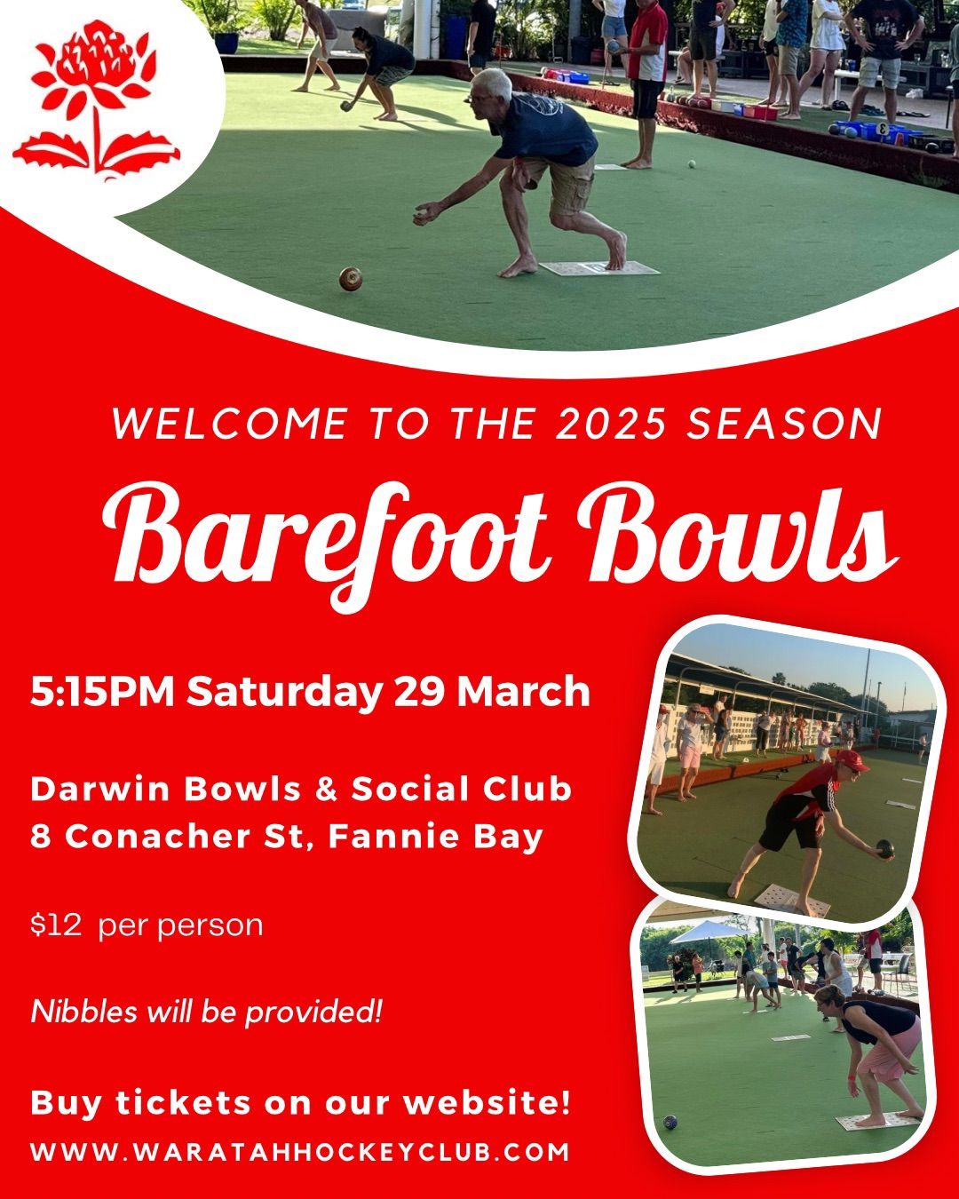 Barefoot Bowls - Welcome 2025 Season