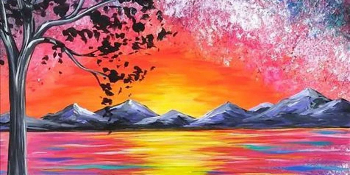 Bright Sunset Galaxy - Paint and Sip by Classpop!\u2122