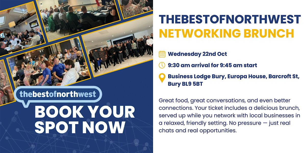 thebestofnorthwest Networking Brunch - 22nd October 2025