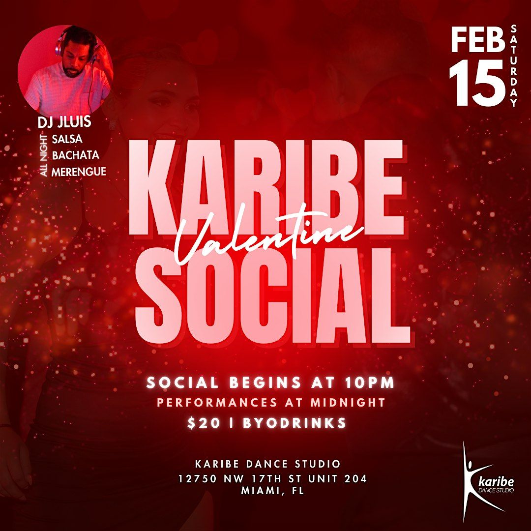 Karibe Valentine Social - Salsa, Bachata, Merengue