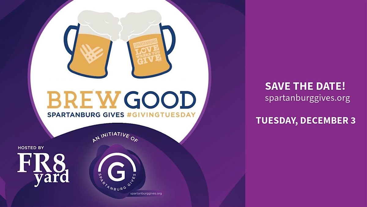 Brew Good with Spartanburg Gives for Giving Tuesday