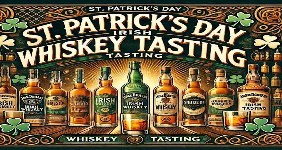 St. Patrick's Day Irish Whiskey Tasting