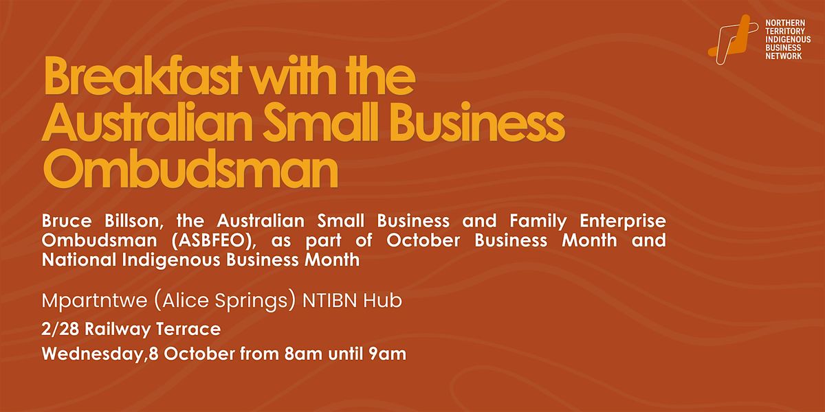 Breakfast with the Australian Small Business Ombudsman