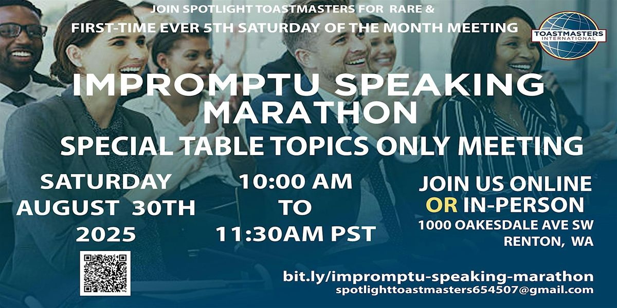 Impromptu Speaking Marathon