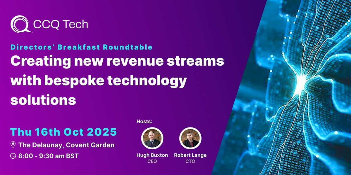 Creating new revenue streams with bespoke technology solutions