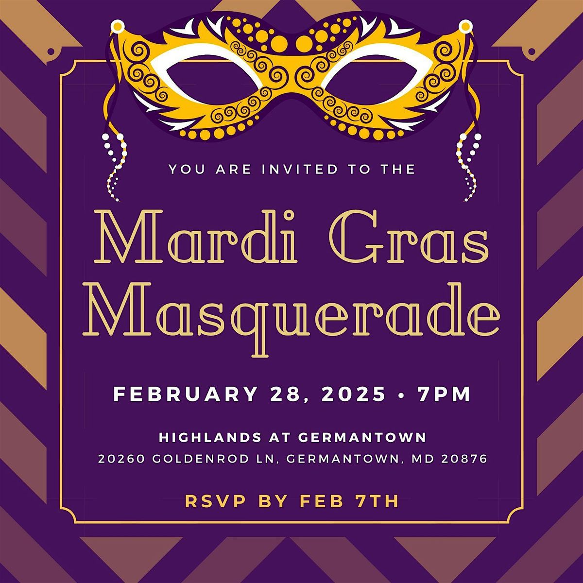 Mardi Gras Masquerade - Montgomery County