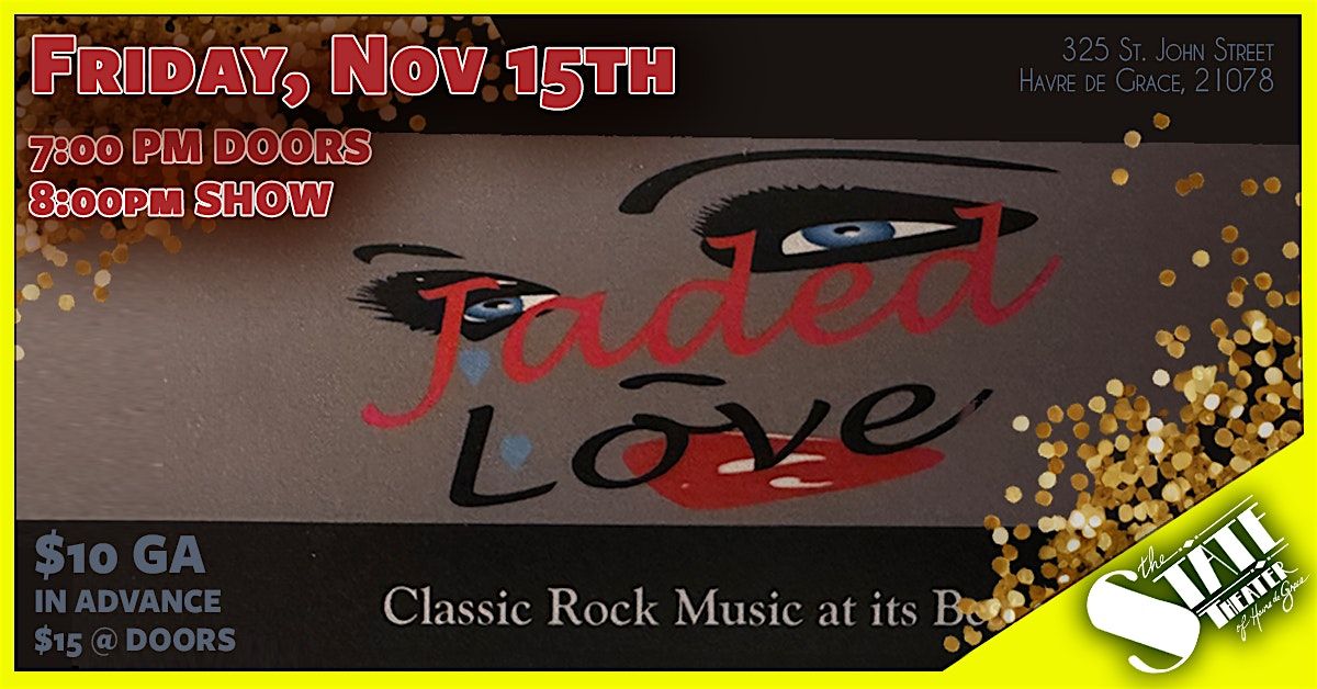 JADED LOVE - An Evening with Boston, Styx and More