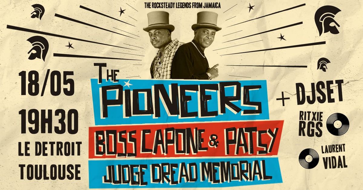 Concert The Pioneers from Jamaica, Judge Dread Memorial et Boss Capone & Patsy