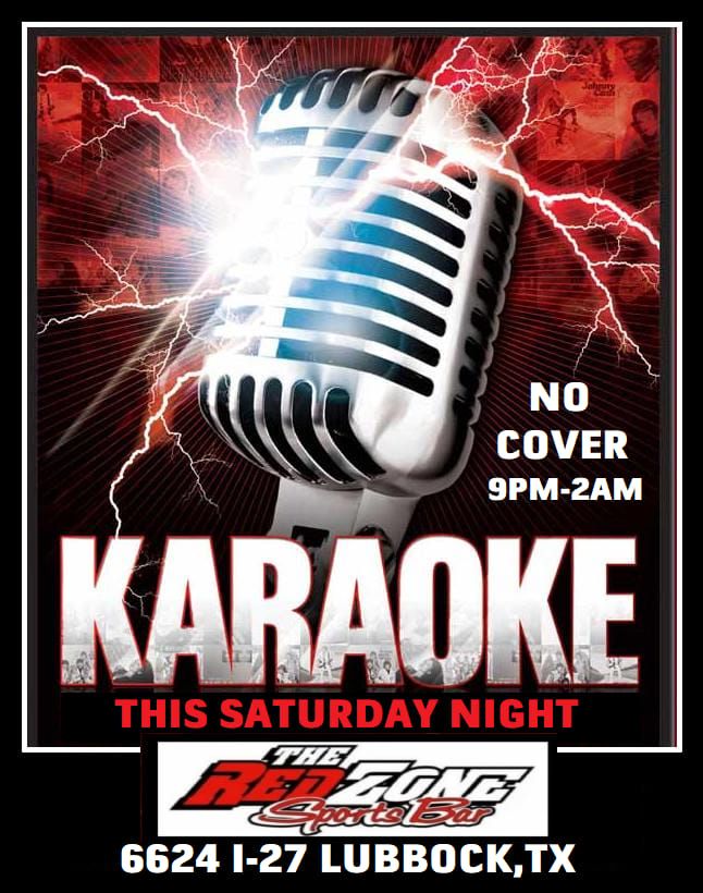 Karaoke Night on Saturday!