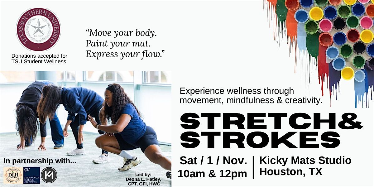 Stretch & Strokes: \u201cWhere Movement Meets Creativity\u201d