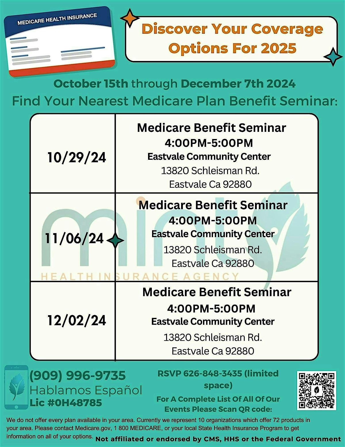 Medicare Benefit Seminar