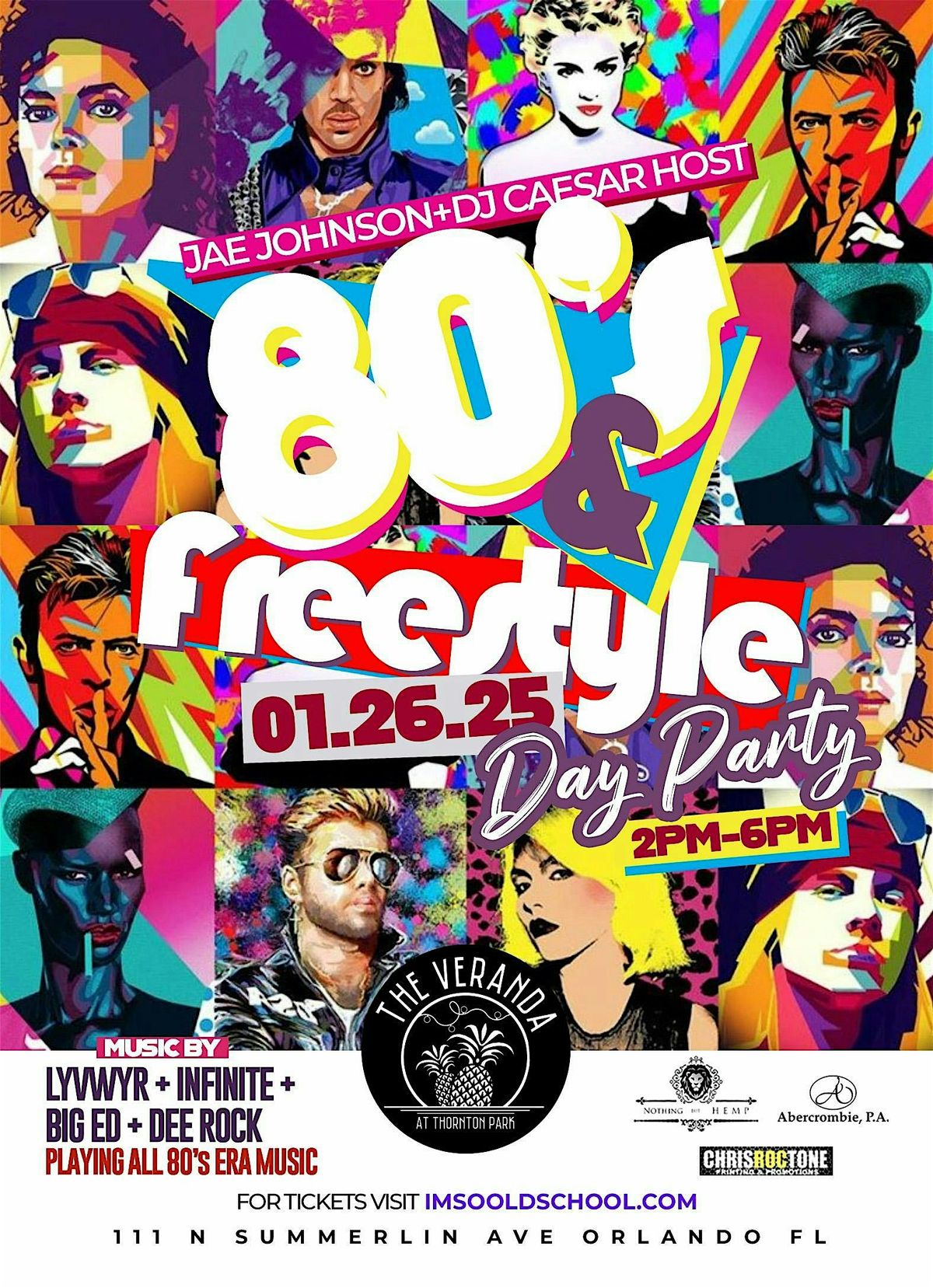 80s and Freestyle Day Party