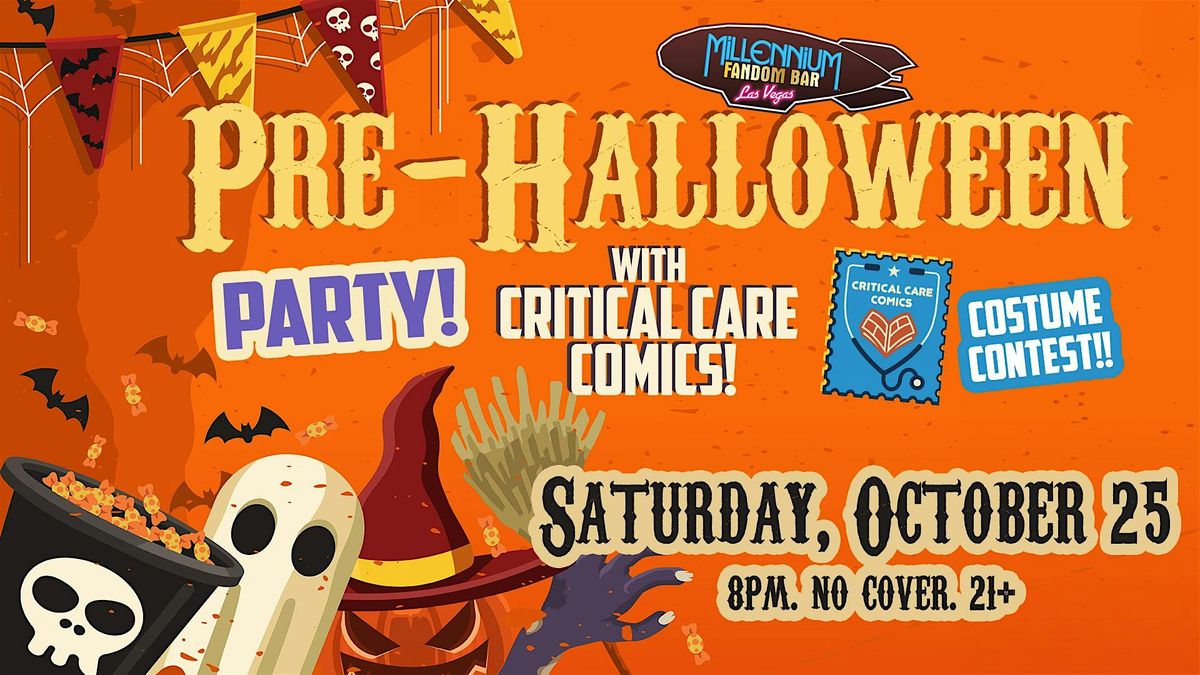 Pre-Halloween Party with Critical Care Comics!